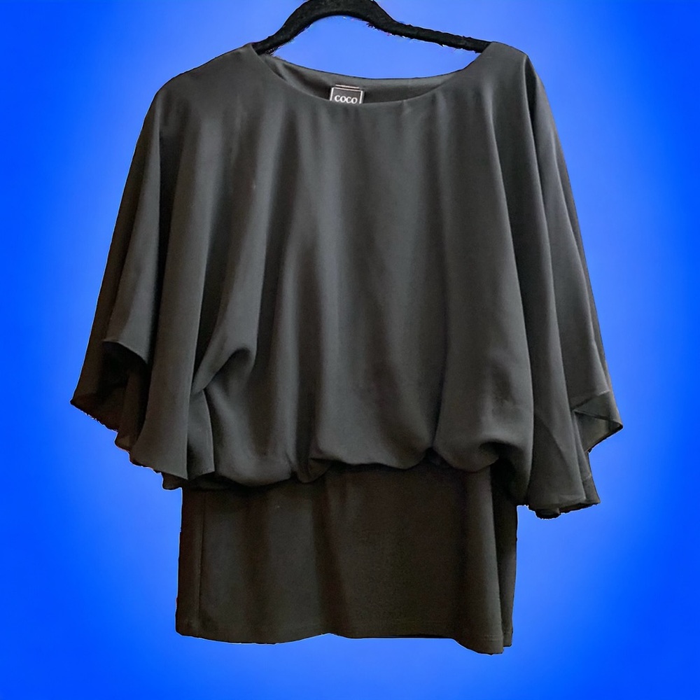 Coco Bianco black blouse
